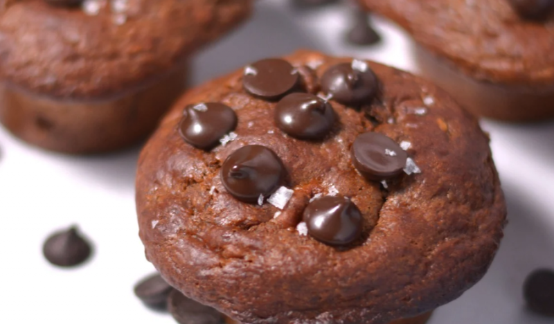 Banánovo-čokoládové cottage muffiny